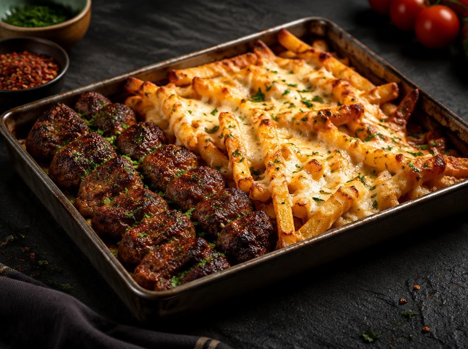 Carne con patatas gratinada
